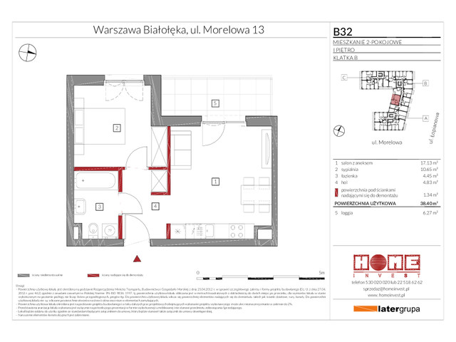 Mieszkanie w inwestycji Przystań Żerań, symbol B29 » nportal.pl