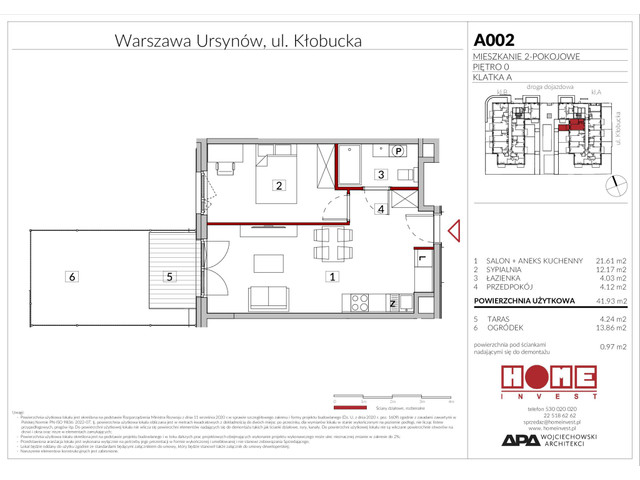 Mieszkanie w inwestycji Enklawa Ursynów, symbol A002 » nportal.pl