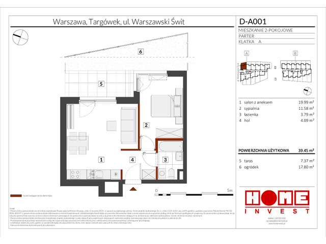 Mieszkanie w inwestycji Warszawski Świt VI, symbol D-A001 » nportal.pl