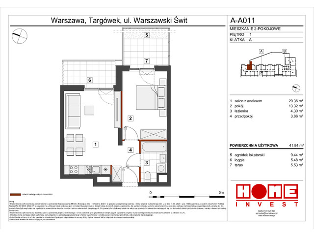 Mieszkanie w inwestycji Warszawski Świt VII, symbol A-A011 » nportal.pl