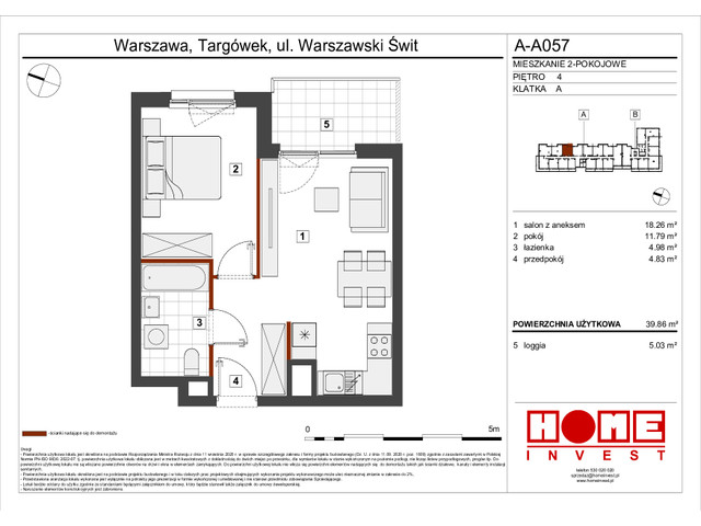 Mieszkanie w inwestycji Warszawski Świt VII, symbol A-A057 » nportal.pl