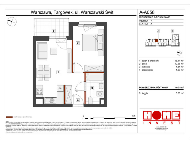 Mieszkanie w inwestycji Warszawski Świt VII, symbol A-A058 » nportal.pl