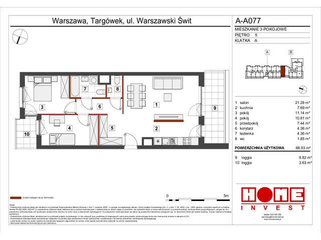 Mieszkanie w inwestycji Warszawski Świt VII, symbol A-A077 » nportal.pl