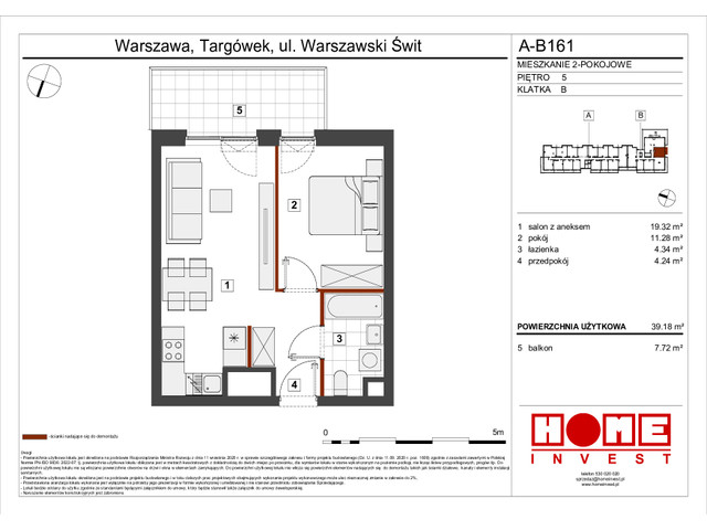 Mieszkanie w inwestycji Warszawski Świt VII, symbol A-B161 » nportal.pl