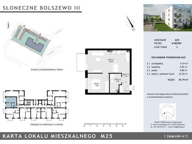 Mieszkanie w inwestycji Słoneczna Bolszewo III, symbol III.M25 » nportal.pl