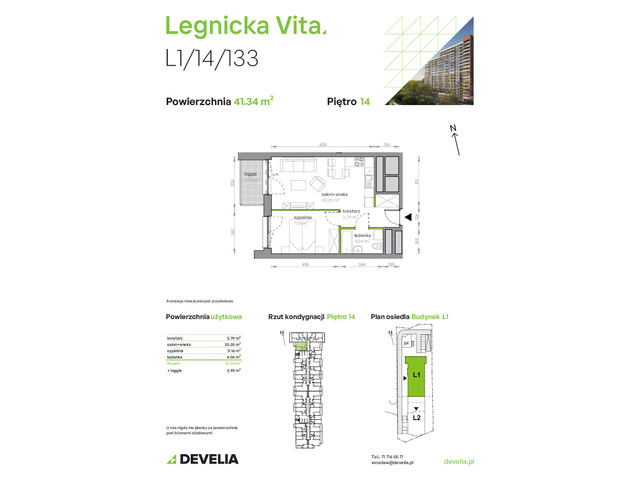 Mieszkanie w inwestycji Legnicka Vita, symbol L1/14/133 » nportal.pl