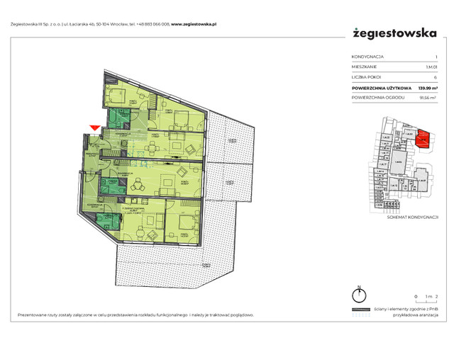 Mieszkanie w inwestycji Żegiestowska III, symbol 1.M.01 » nportal.pl