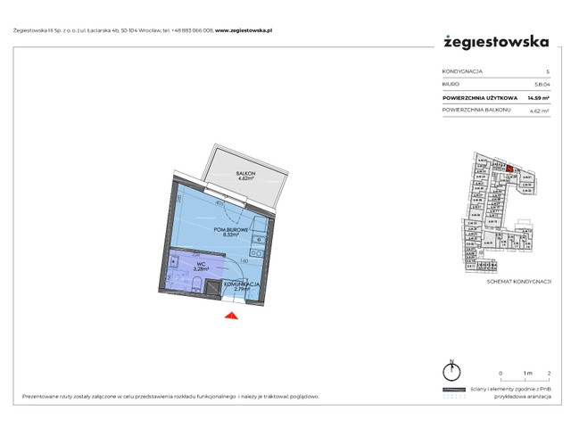 Mieszkanie w inwestycji Żegiestowska III, symbol 5.B.04 » nportal.pl