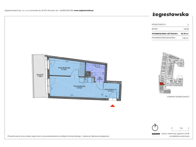 Mieszkanie w inwestycji Żegiestowska III, symbol 5.B.06 » nportal.pl