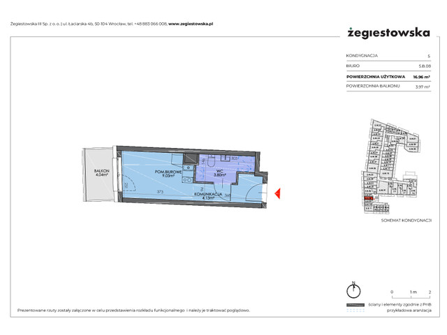 Mieszkanie w inwestycji Żegiestowska III, symbol 5.B.08 » nportal.pl