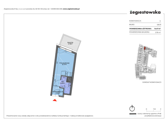 Mieszkanie w inwestycji Żegiestowska III, symbol 6.B.01 » nportal.pl