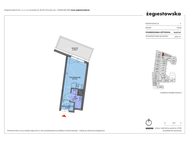 Mieszkanie w inwestycji Żegiestowska III, symbol 7.B.01 » nportal.pl