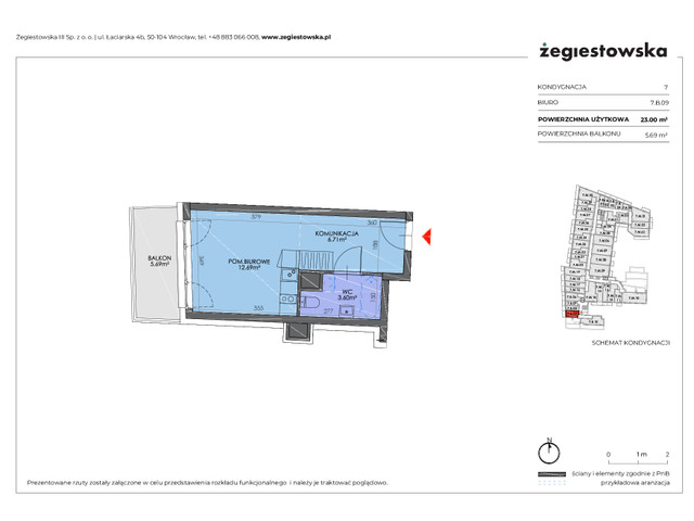 Mieszkanie w inwestycji Żegiestowska III, symbol 7.B.09 » nportal.pl