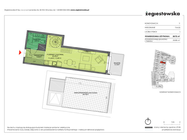 Mieszkanie w inwestycji Żegiestowska III, symbol 7.M.05 » nportal.pl