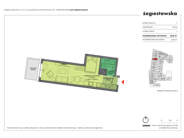 Mieszkanie w inwestycji Żegiestowska III, symbol 7.M.26 » nportal.pl