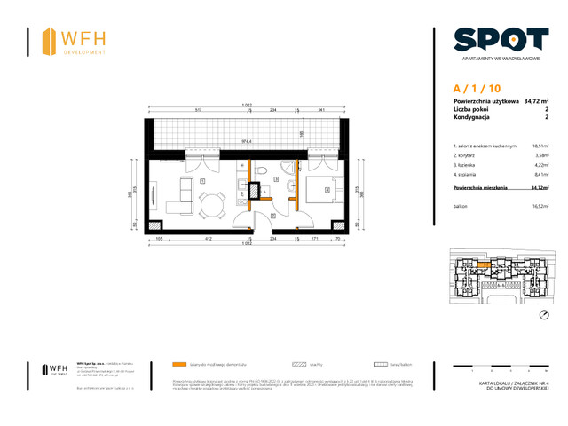 Mieszkanie w inwestycji SPOT, symbol A.1.10 » nportal.pl