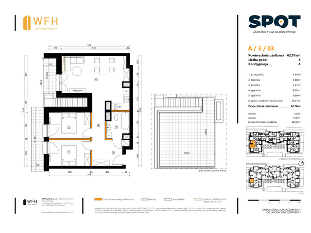 Mieszkanie w inwestycji SPOT, symbol A.3.03 » nportal.pl