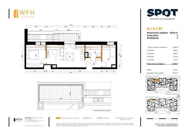 Mieszkanie w inwestycji SPOT, symbol A.3.07 » nportal.pl