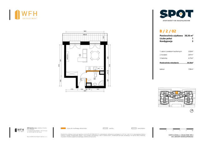 Mieszkanie w inwestycji SPOT, symbol B.2.02 » nportal.pl