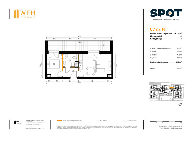 Mieszkanie w inwestycji SPOT, symbol C.2.10 » nportal.pl