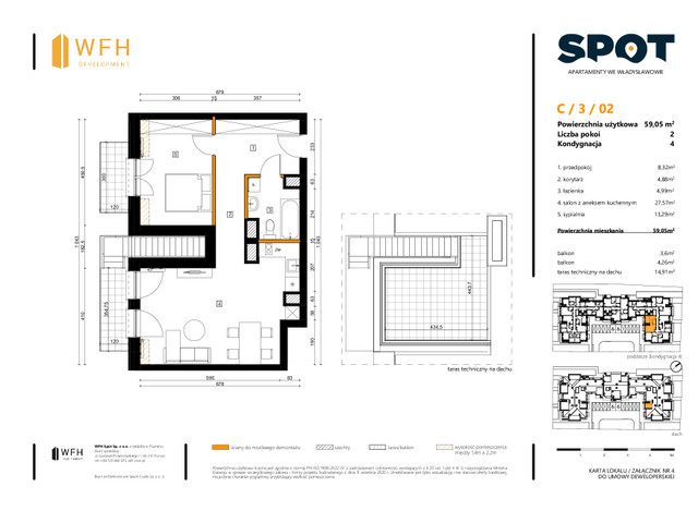 Mieszkanie w inwestycji SPOT, symbol C.3.02 » nportal.pl