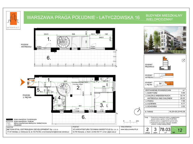 Mieszkanie w inwestycji Latyczowska 16, symbol 12 » nportal.pl