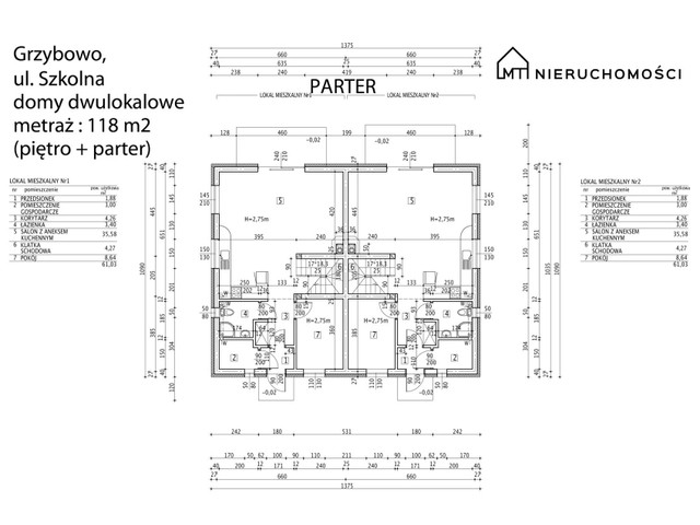 Dom w inwestycji KOŁOBRZEG DOMY NOWE, GOTOWE, POMPA CI..., symbol 1 » nportal.pl