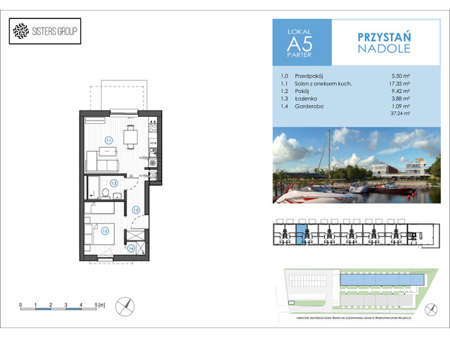Komercyjne w inwestycji Przystań Nadole, symbol A5 » nportal.pl