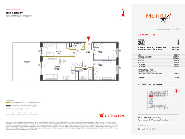 Mieszkanie w inwestycji METRO ART, symbol 9M.36 » nportal.pl