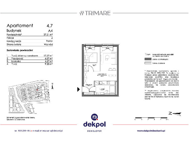 Mieszkanie w inwestycji TRIMARE, budynek Promocja!, symbol 4.7 » nportal.pl