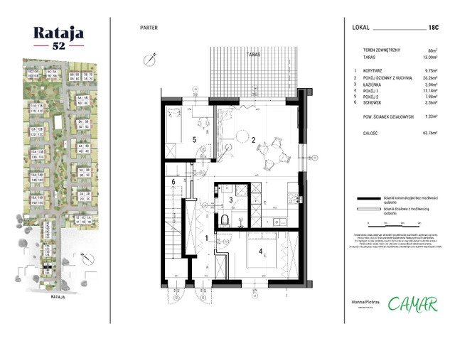 Dom w inwestycji Rataja 52 Osiedle Premium - domy, symbol 18C » nportal.pl