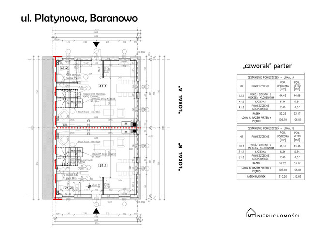 Dom w inwestycji Domy, Poznań, Baranowo ul. Platynowa, symbol 12 » nportal.pl