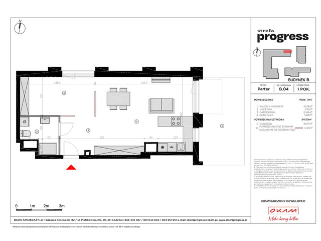 Mieszkanie w inwestycji STREFA PROGRESS, symbol B.04 » nportal.pl