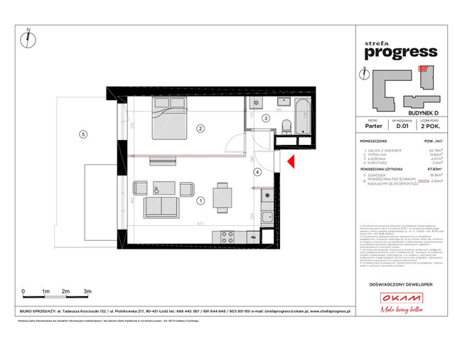 Mieszkanie w inwestycji STREFA PROGRESS, symbol D.01 » nportal.pl