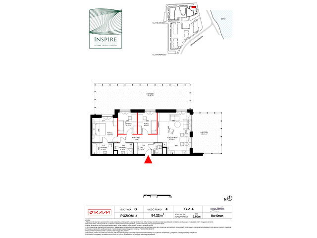 Mieszkanie w inwestycji INSPIRE, symbol G.-1.4 » nportal.pl