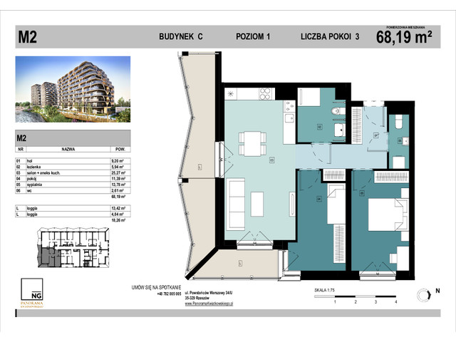 Mieszkanie w inwestycji PANORAMA KWIATKOWSKIEGO, symbol C_2 » nportal.pl