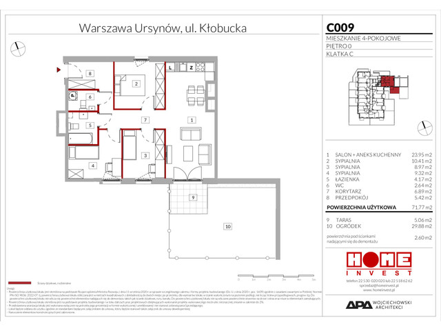 Mieszkanie w inwestycji Enklawa Ursynów, symbol C009 » nportal.pl