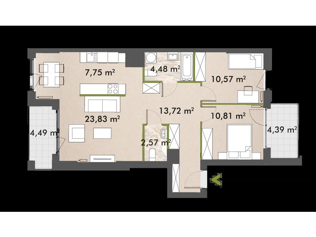 Mieszkanie w inwestycji XYZ Place, symbol 30/XY-F1.C.01.01 » nportal.pl