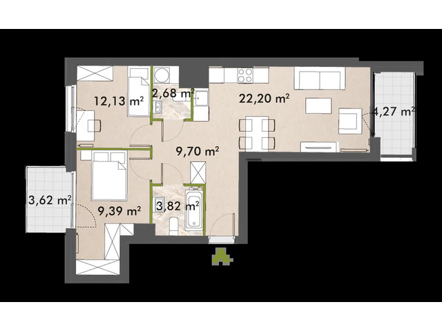 Mieszkanie w inwestycji XYZ Place, symbol 30/XY-F1.A.06.04 » nportal.pl