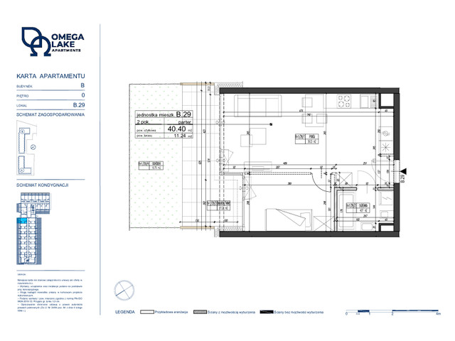 Komercyjne w inwestycji Omega Lake Apartments - lokale inwest..., budynek Do podanej ceny należy doliczyć 23% VAT., symbol B.0.29 » nportal.pl