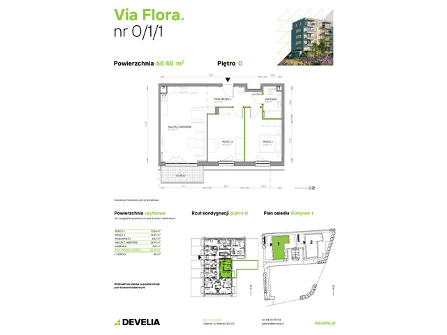 Mieszkanie w inwestycji Via Flora, symbol 1/01 » nportal.pl