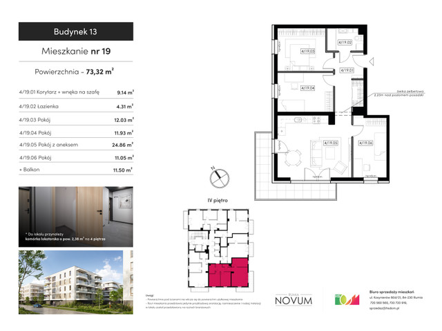 Mieszkanie w inwestycji Nova Rumia etap XIII, symbol M19 » nportal.pl