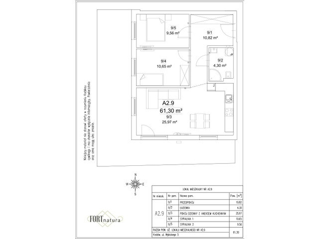 Mieszkanie w inwestycji Fort Natura Etap II, symbol A2.9 » nportal.pl