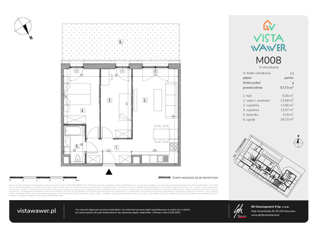 Mieszkanie w inwestycji Vista Wawer, symbol M008 » nportal.pl