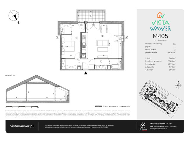 Mieszkanie w inwestycji Vista Wawer, symbol M405 » nportal.pl