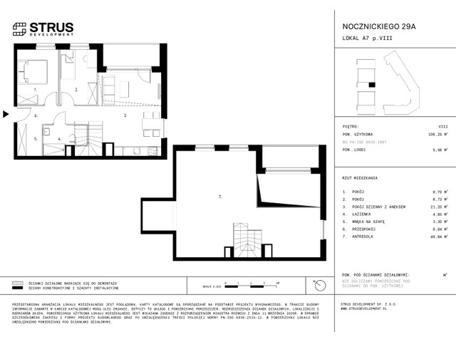 Mieszkanie w inwestycji Nocznickiego 29, symbol A7_p8 » nportal.pl