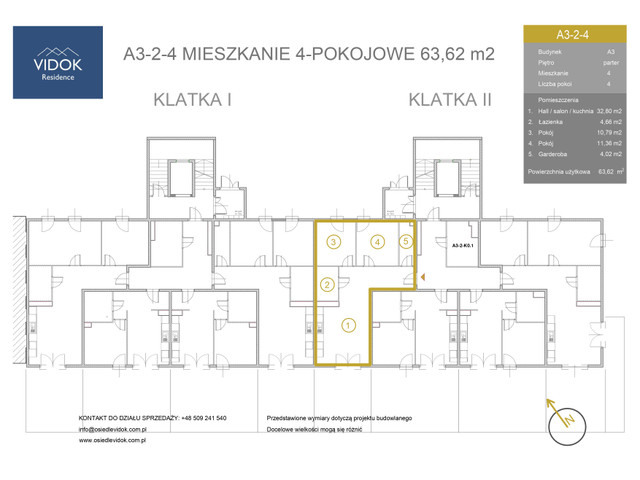 Mieszkanie w inwestycji VIDOK Residence ETAP II, symbol A3-2-4 » nportal.pl