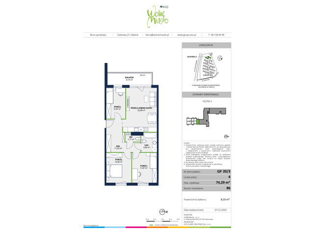 Mieszkanie w inwestycji Wolne Miasto Etap VII, symbol 86 » nportal.pl