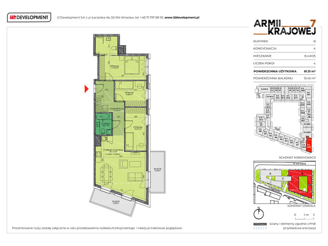 Mieszkanie w inwestycji Armii Krajowej 7, symbol B.4.M25 » nportal.pl