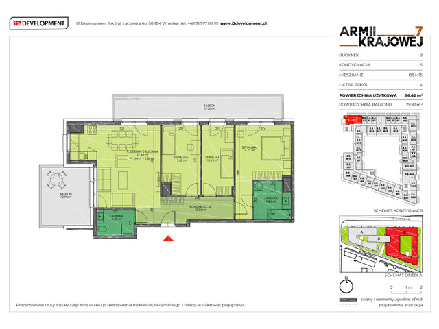 Mieszkanie w inwestycji Armii Krajowej 7, symbol B.5.M15 » nportal.pl